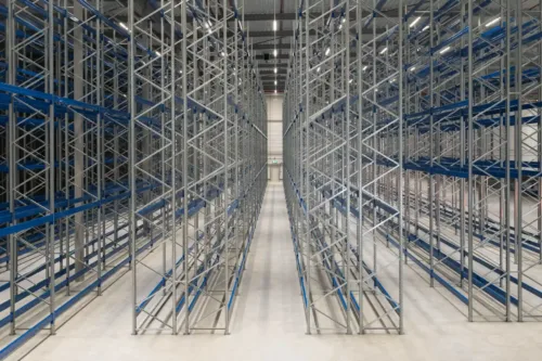 Palletstelling PC-82 6000x1100x2700 (HxDxL) 4 niveaus 2808kg/niveau aanbouwsectie
