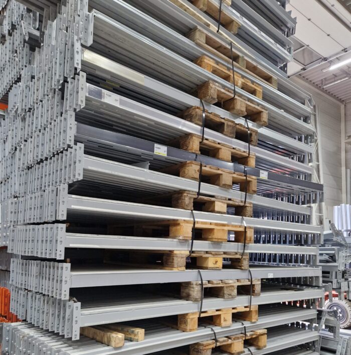 Voordeelpartij palletstelling gebruikt Nimar 5100x1100x2700 (HxDxL) 5 secties